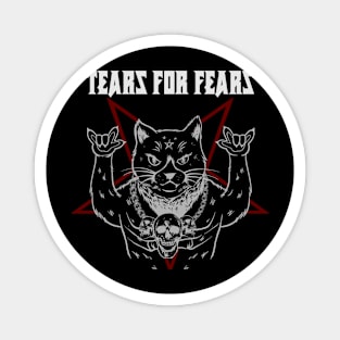 TEARS FOR FEARS CAT ROCK - MERCH VTG Magnet